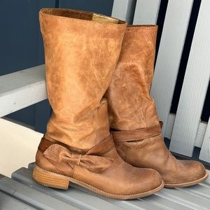 ANTHROPOLOGIE MISS ALBRIGHT MID CALF BOOTS 7M